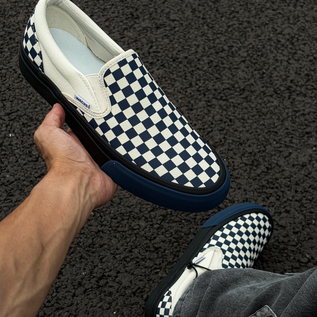 Blue‑White Checkerboard Slip‑o - Adidas Shoes Superstar review and price